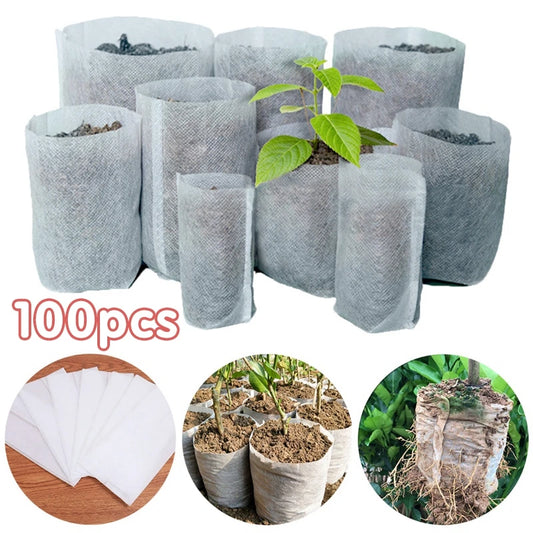 100pcs Biodegradable Nursery Bags